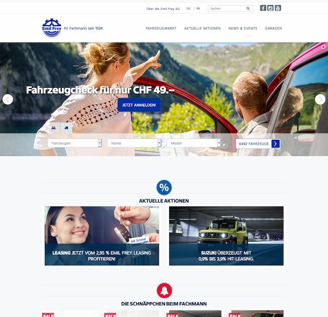 Auto Importeur website